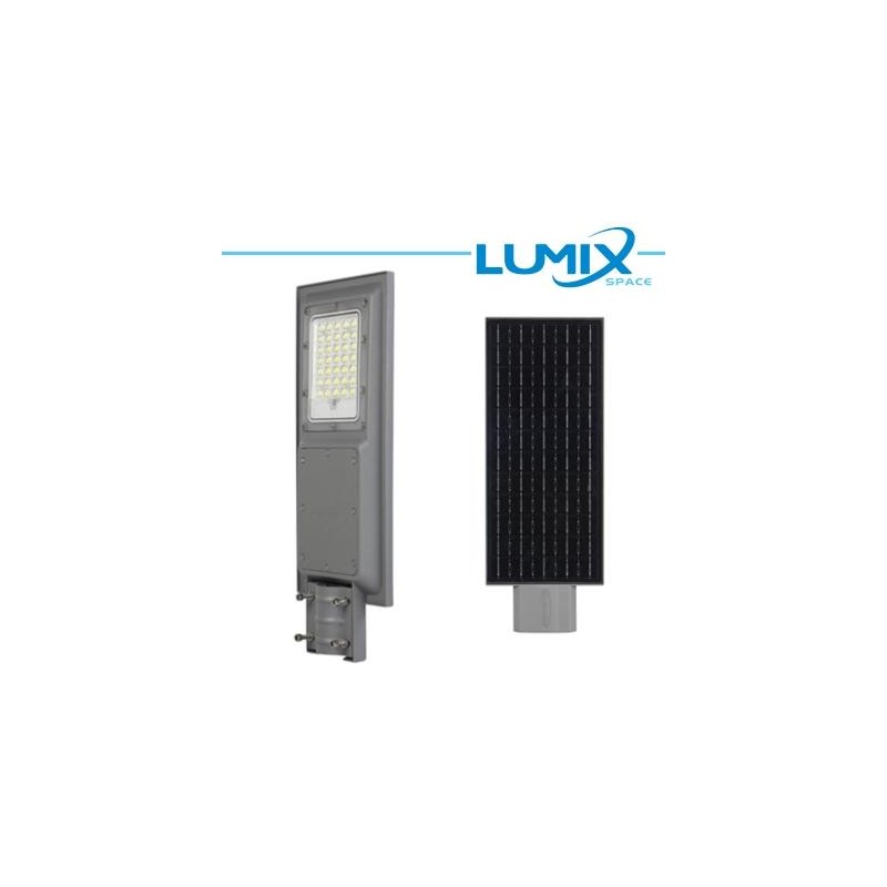 Lampione LED Stradale Solare 100W + Crepuscolare + movimento