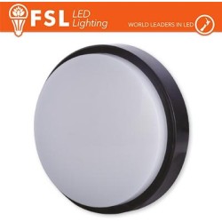 Plafoniera LED ROTONDA NERA 15W 4000K Ø180*55 IP54 