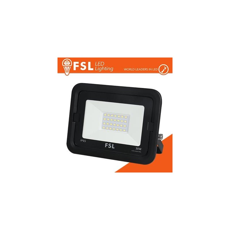 Proiettore per esterni Nero 30W - IP65 115° 6500K