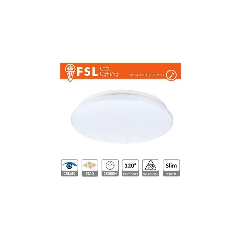 Plafoniera LED 18W 3000K 120° 33x5,5cm CRI80