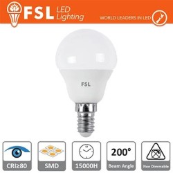 Lampada Sfera - 5,5W 3000K E14 