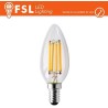 Lampada Filamento Oliva - 4W 2700K E14 470LM