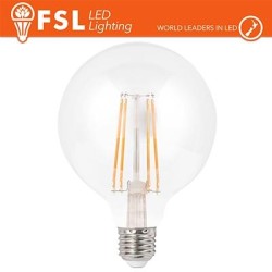 Lampada Filamento Globo Ø9,5cm - 6W 2700K E27 600LM