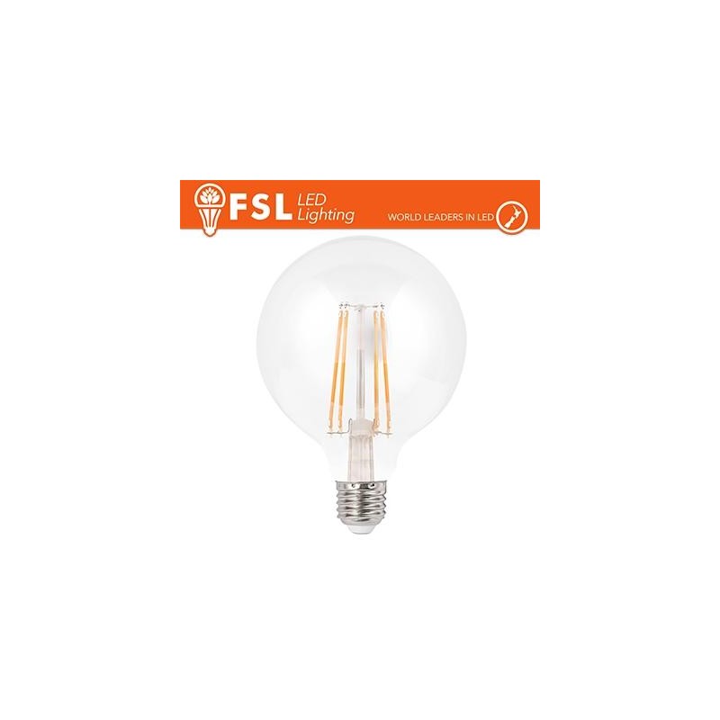 Lampada Filamento Globo Ø9,5cm - 6W 2700K E27 600LM