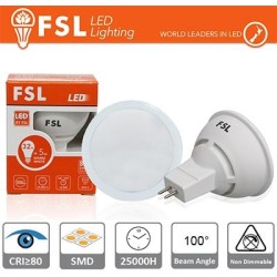 MR16 Lampadina LED - 6W 3000K 500LM 100º CRI80 DC 12V