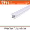 BARRA  ALLUMINIO 6063 - Incasso- 2m SILVER