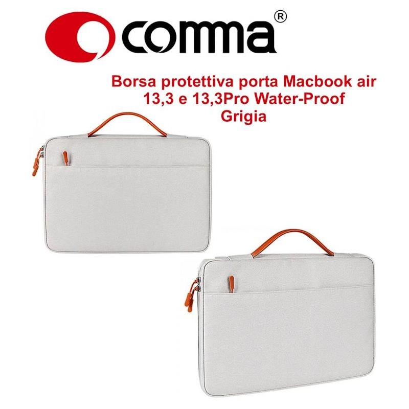 Borsa protettiva Macbook air 13,3 e 13,3Pro Water-Proof Grig