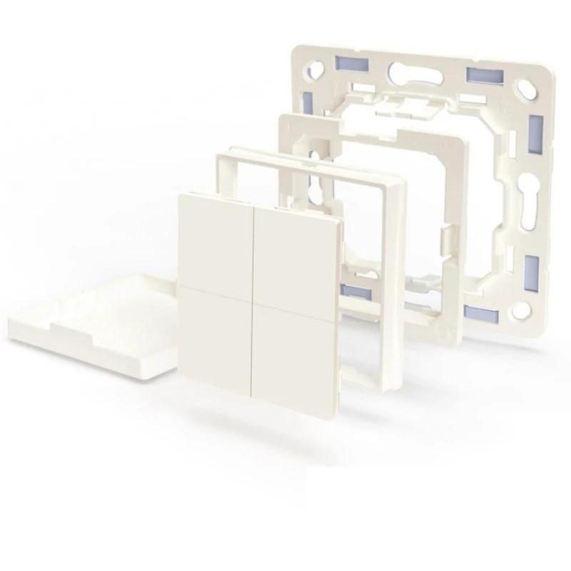 Shelly BLU Wall Switch 4 (+ Legrand adapter) -Pulsante a muro senza fili 4 tasti