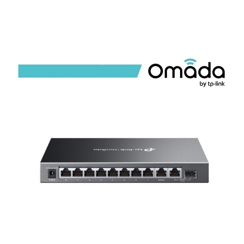 Omada Switch Easy Managed 10 Porte Gigabit con 8 porte PoE+ - ES210GMP