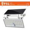 faro da esterno solare con sensore di movimento 60w (6 led)