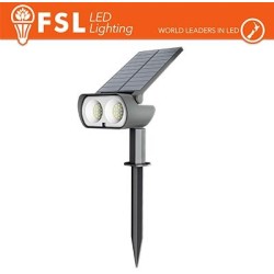 Picchetto da esterno LED solare cct 3white 15w (1.5led)