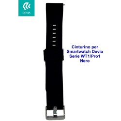 Cinturino per smartwatch Devia Serie WT1 / Pro1 Nero