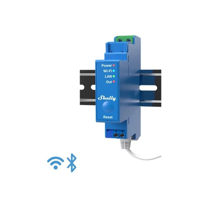 Shelly Pro 1 - IP Smart Relay DIN 1ch. LAN/WiFi/BT