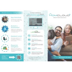 Pieghevole pubblicitario Homcloud - Nuova versione