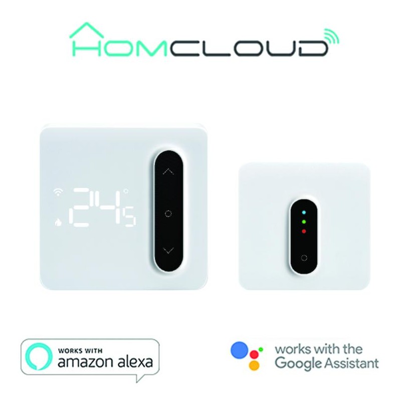 Cronotermostato digitale Smart Homcloud Wi-Fi + ricevitor RF