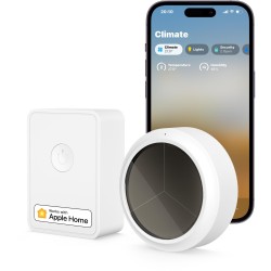 Meross KIT Sensore Temperatura&Umidità Smart  RF + Hub Wi-Fi - Apple HomeKit