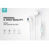 Auricolari Devia Smart con Mic e Controllo 1.2 mt Bianco