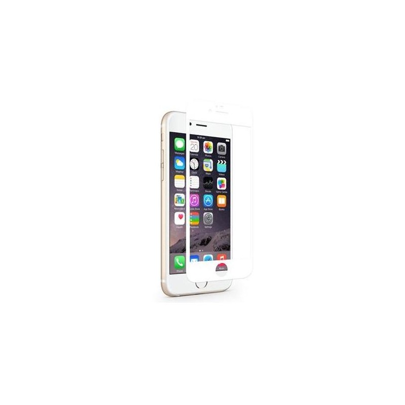 Pellicola vetro temperato Full iPhone 6/6S Bianco 0.26mm