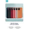 Cover in Silicone e interno in spugna per iPhone 13 Nera