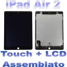 LCD + Touch Assemblato per iPad 2 Air Nero Grado A+ A1566