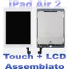 LCD + Touch Assemblato per iPad 2 Air Bianco Grado A+ A1566