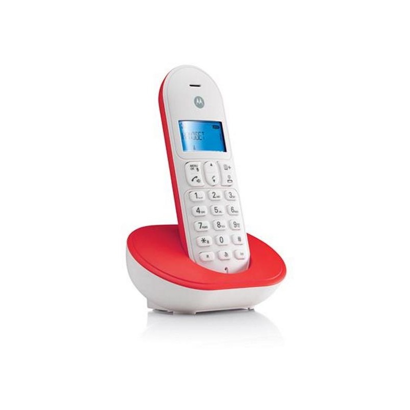 Telefono Cordless Dect Motorola T101 Rosso