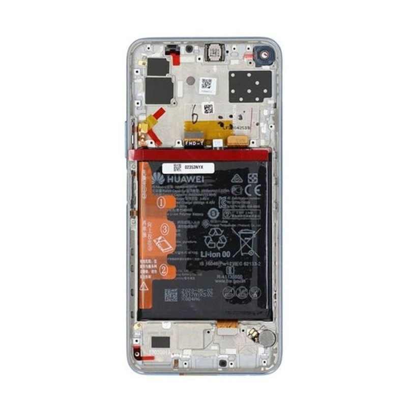 LCD Huawei P40 Lite 5G CDY-NX9A 02353SUQ Service Pack Silver