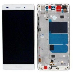 LCD + Touch Originale con Frame per Huawei P8 Lite Bianco