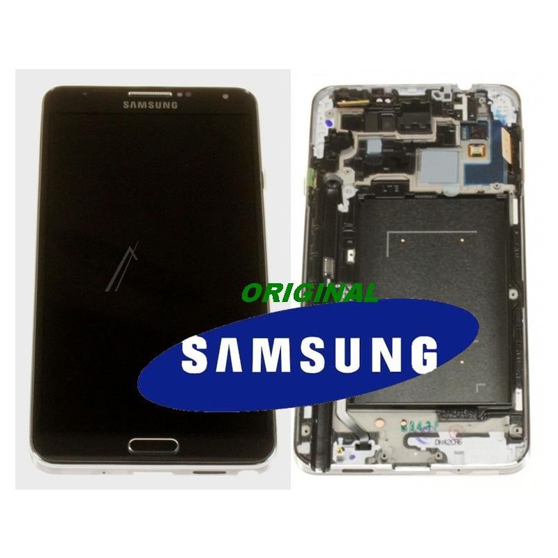 LCD + TOUCH ORIGINALE PER GALAXY NOTE3 N9005 NERO GH9715209A