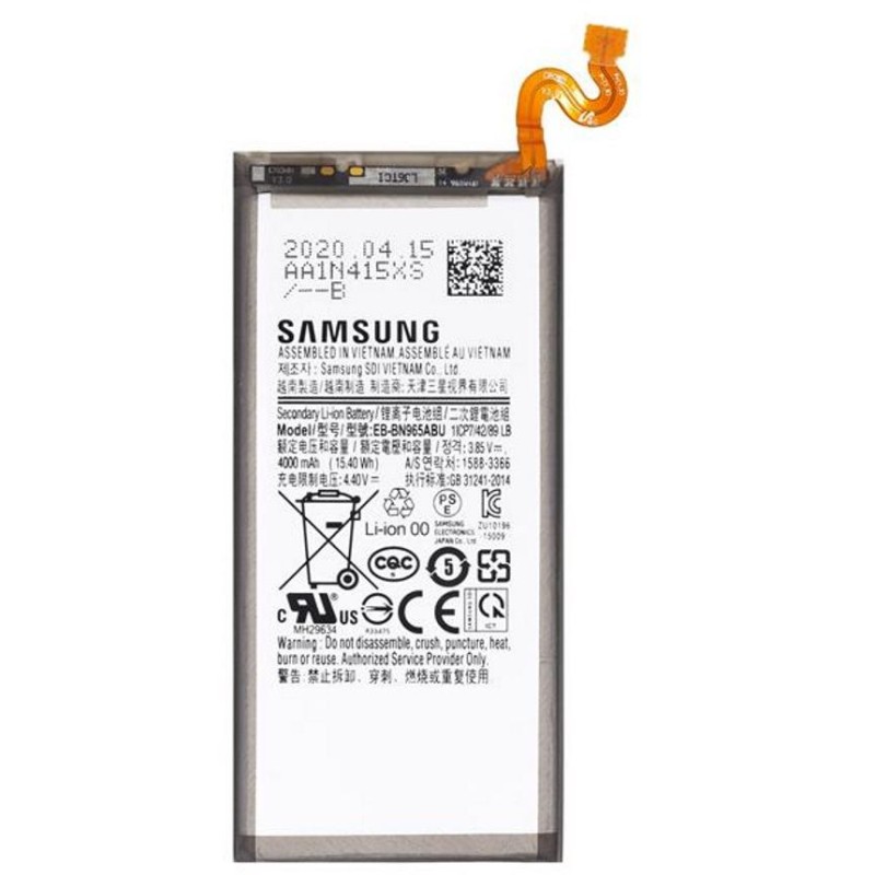 Batteria Samsung Note 9 EB-BN965ABE 4000mAh Bulk N960