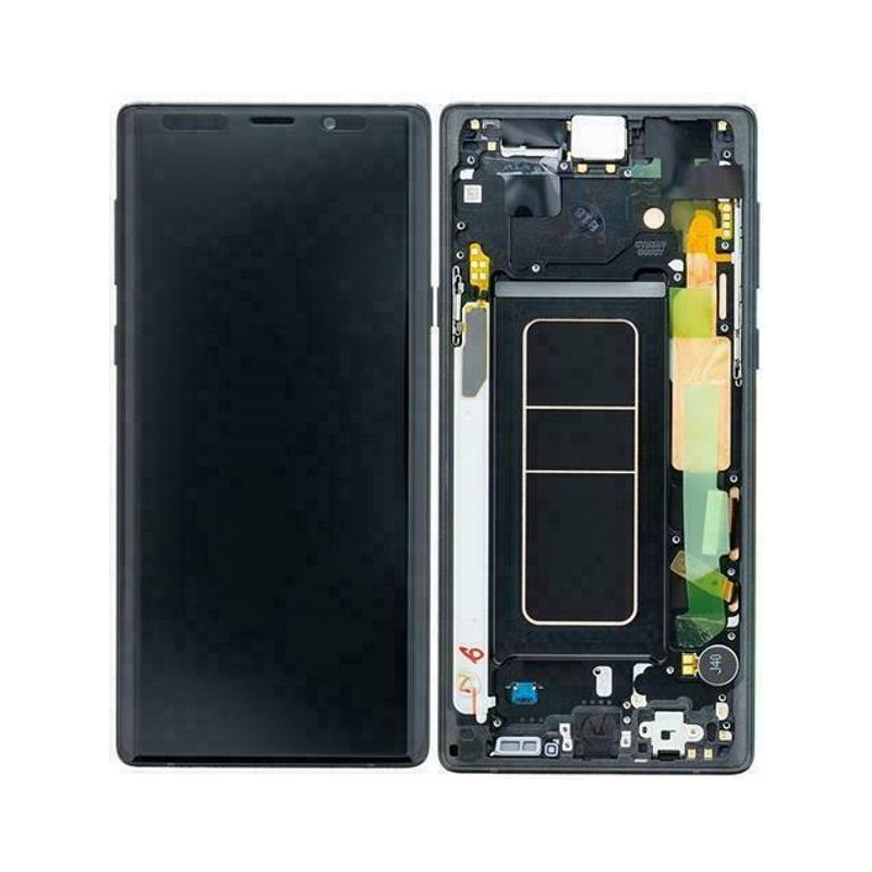 Lcd con Frame OLED Compatibile Samsung SM-N960F Note 9 Nero