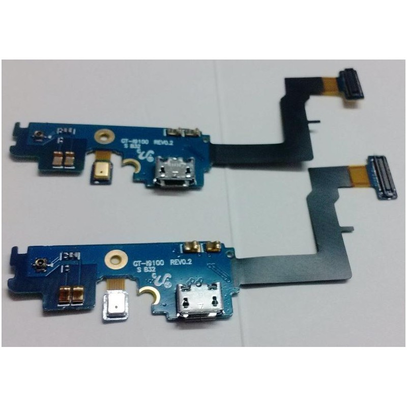 Connettore Carica USB con cavo Flat per Samsung SII i9100