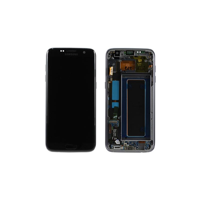 LCD + TOUCH PER GALAXY S7 EDGE ORIGINALE NERO GH97-18533A