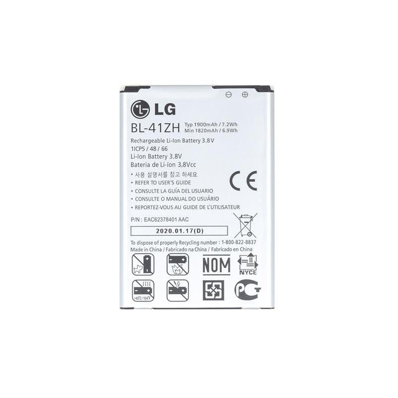 Batteria LG BL-41ZH 1900mAh Li-Ion Bulk