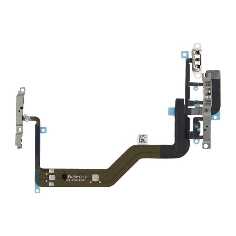 Flat Power e Volume con metallo per iPhone 12/12Pro 