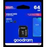 microSD GoodRAM 64GB class 10 UHS I + adpter, ret. blister