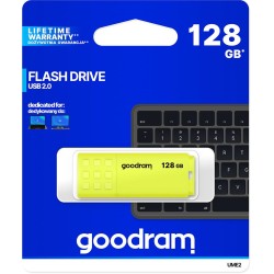 Pendrive GoodRAM 128GB UME2 yellow USB 2.0 - retail blister