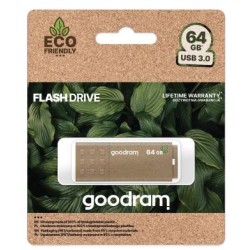 Pendrive GoodRAM 64GB UME3 GREEN USB 3.0 - retail blister