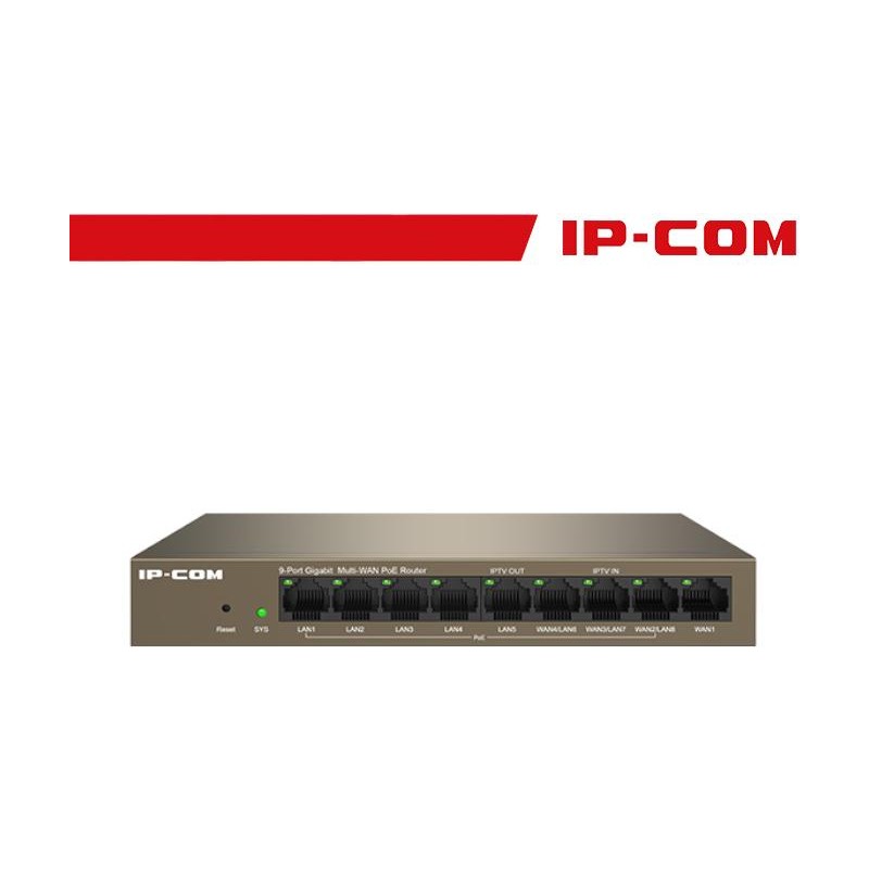 IP-COM Router 8 PoE porte Cloud Managed