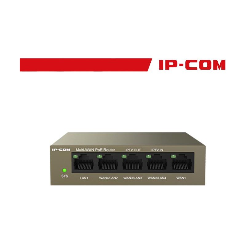 IP-COM Router 5 PoE porte Cloud Managed 