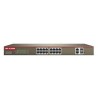 Switch managed 16 porte 100M+2 port Gigabit TP/SFP Combo PoE