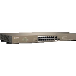 Switch Desktop 16 porte 10/100M PoE 250W + 2 GE