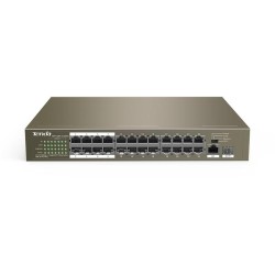 Tenda switch 24 ports PoE 10/100Mbps + 1 GE/SFP - Business