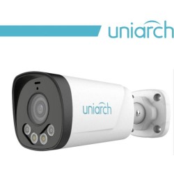 3MP Uniarch Bullet IPCamera,Ottica fissa 4.0mm, Dual Light