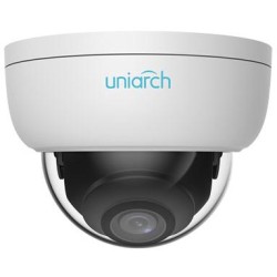 2MP Uniarch Minidome IPCamera, Ottica 4.0mm Ultra265, Ik10