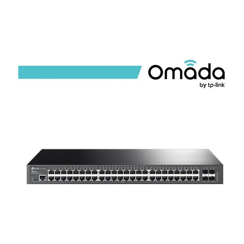 Omada Switch Managed L2+ con 48 Porte Gigabit e 4 Slot SFP+ - SG3452X