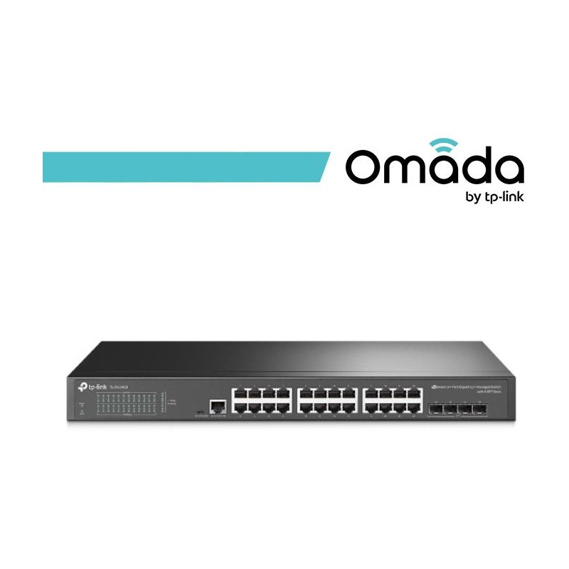 Omada Switch L2 Managed 24 Porte Gigabit 4 Slot SFP