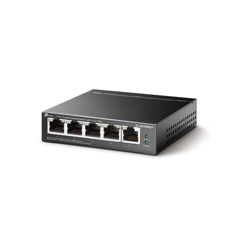 Switch desktop 5 porte Gigabit 4 porte PoE+ TL-SG1005LP