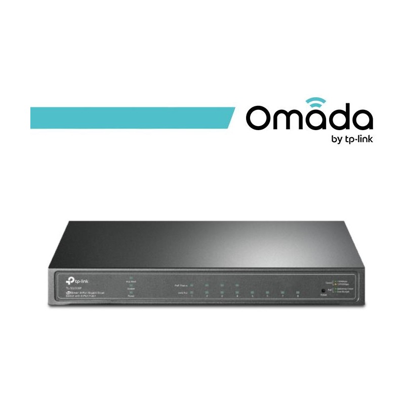 Omada Switch Smart Desktop con 8 Porte Gigabit di cui 4 PoE+