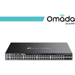 Omada Switch Managed L3 Stackable con 48 Porte Gigabit PoE+ - SG6654XHP